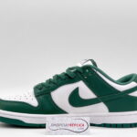 Giày Nike Dunk Low ‘Michigan State’ Trắng Xanh Rep 1:1