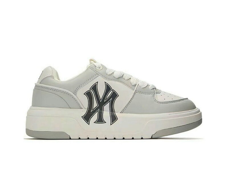 Giày MLB Chunky Liner Low New York Yankees 'White Grey' Like Auth