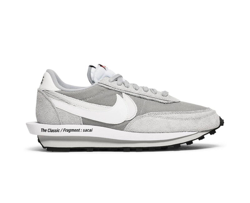 Giày Nike Fragment Design x Sacai x LDV Waffle 'Light Smoke Grey' Like Auth