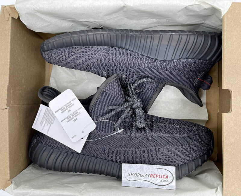 Giày Adidas Yeezy 350 V2 Static Đen (Black) Like Auth