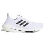 Giày Adidas Ultra Boost 21 White Stripes Black Like Auth