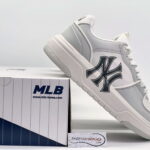 Giày MLB Chunky Liner Low New York Yankees ‘White Grey’ Like Auth