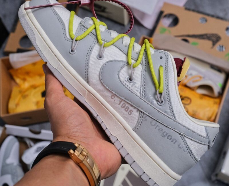Giày Nike Dunk Low Off-White Lot 08 Like Auth