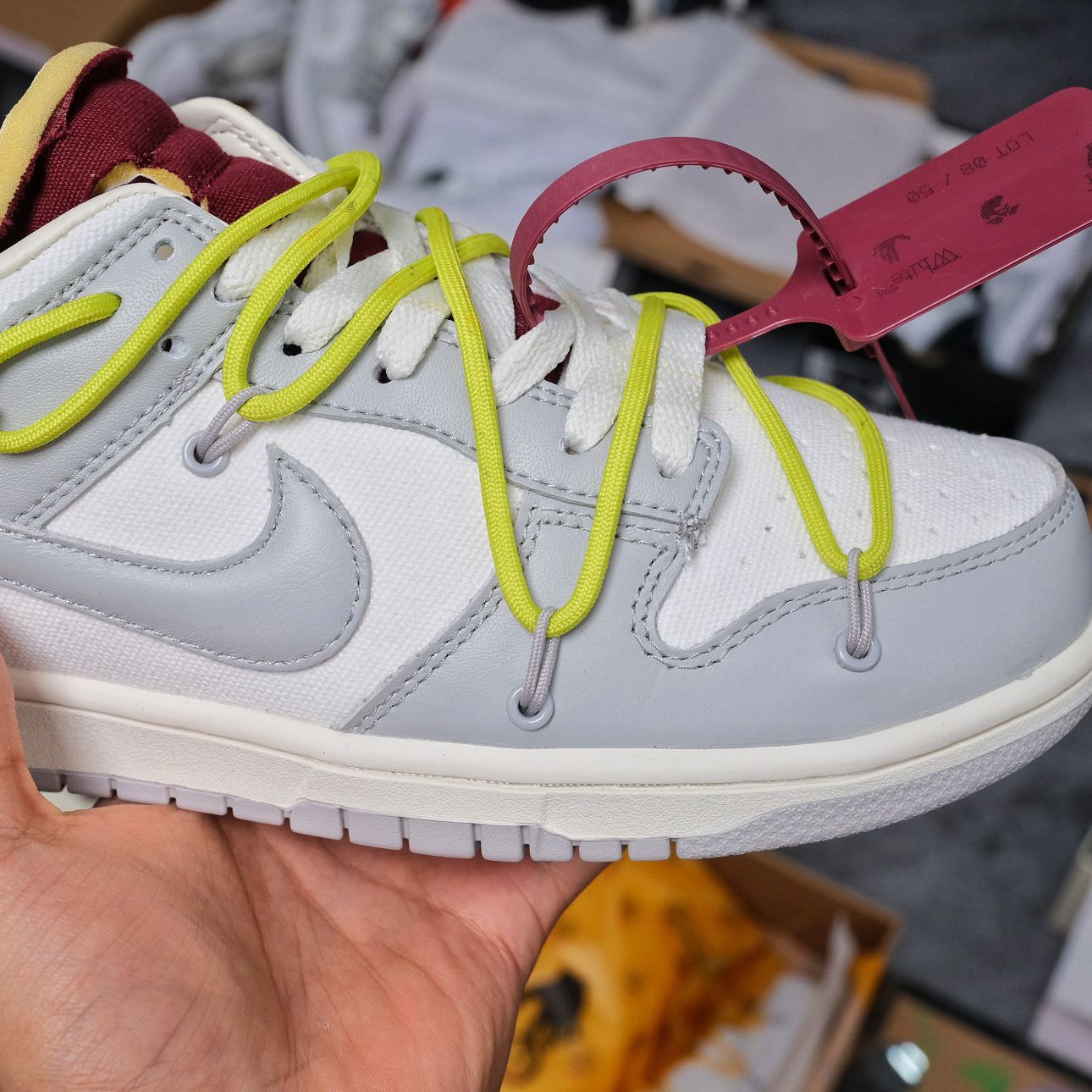 Giày Nike Dunk Low Off-White Lot 08 Like Auth
