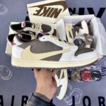 Giày Nike Air Jordan 1 Low Travis Scott ‘Reverse Mocha’ Rep 1:1
