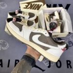 Giày Nike Air Jordan 1 Low Travis Scott ‘Reverse Mocha’ Rep 1:1