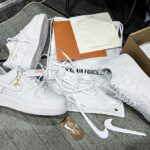 Giày Louis Vuitton x Nike Air Force 1 Low By Virgil Abloh ‘White’ Siêu Cấp