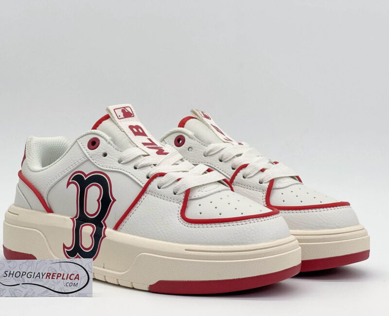 Giày MLB Chunky Liner Low ‘Boston Red’ Đỏ Like Auth