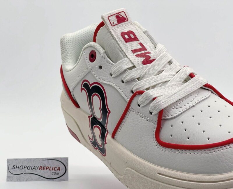 Giày MLB Chunky Liner Low ‘Boston Red’ Đỏ Like Auth
