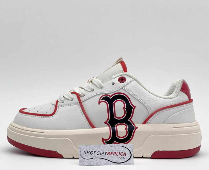 Giày MLB Chunky Liner Low ‘Boston Red’ Đỏ Like Auth