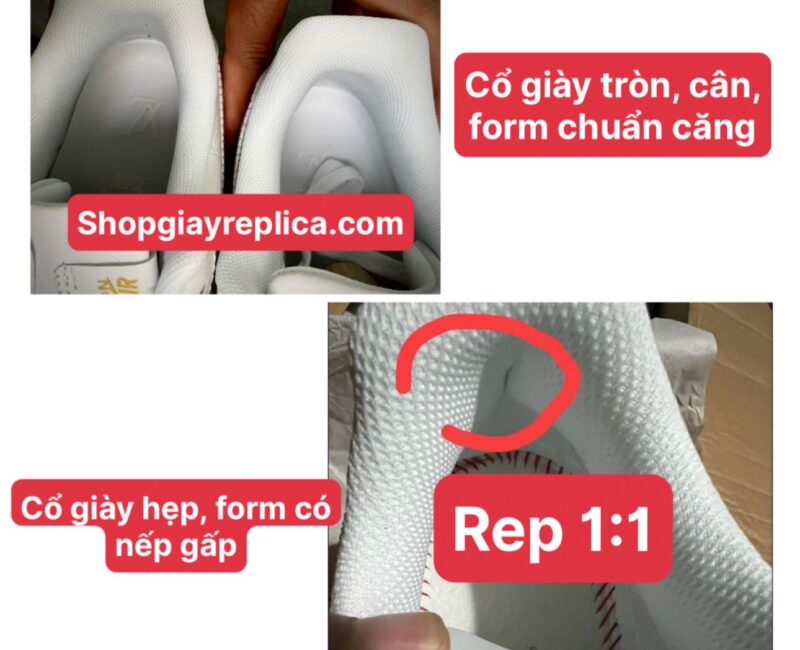 so sánh Lv Nike Af1 Rep 1:1