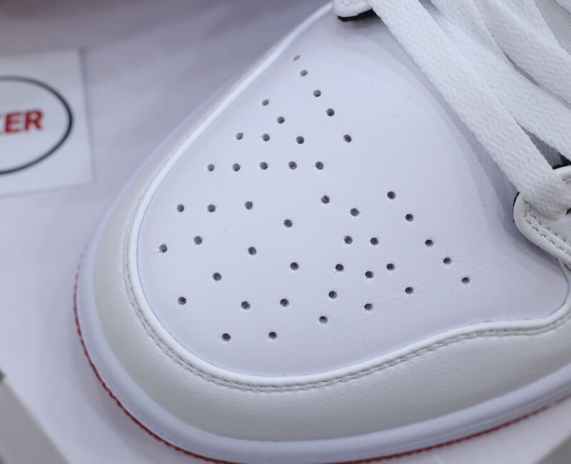 Giày Nike Air Jordan 1 Low 'White Gym Red'