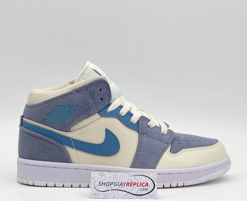 Giày Nike Air Jordan 1 Mid SE 'Sail Light Blue'