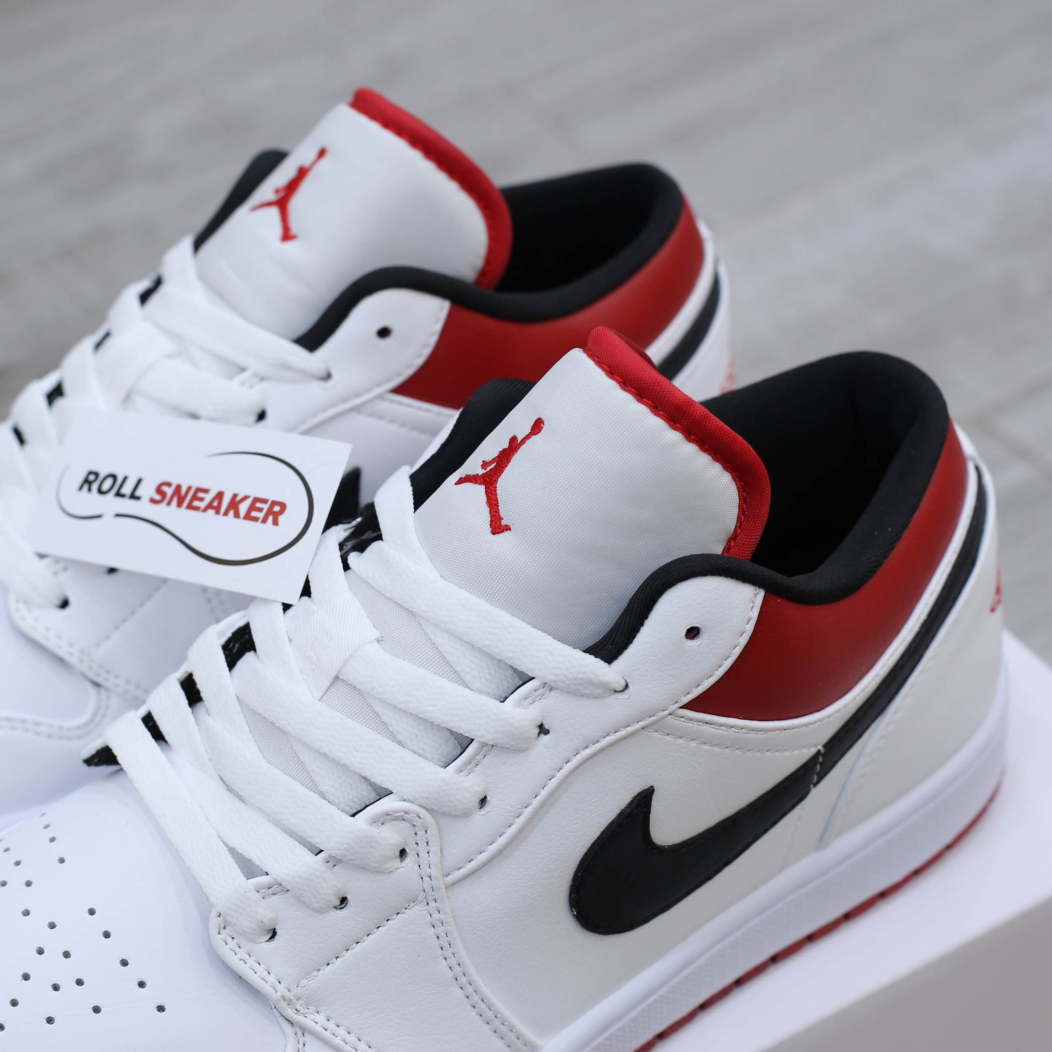 Giày Nike Air Jordan 1 Low 'White Gym Red'