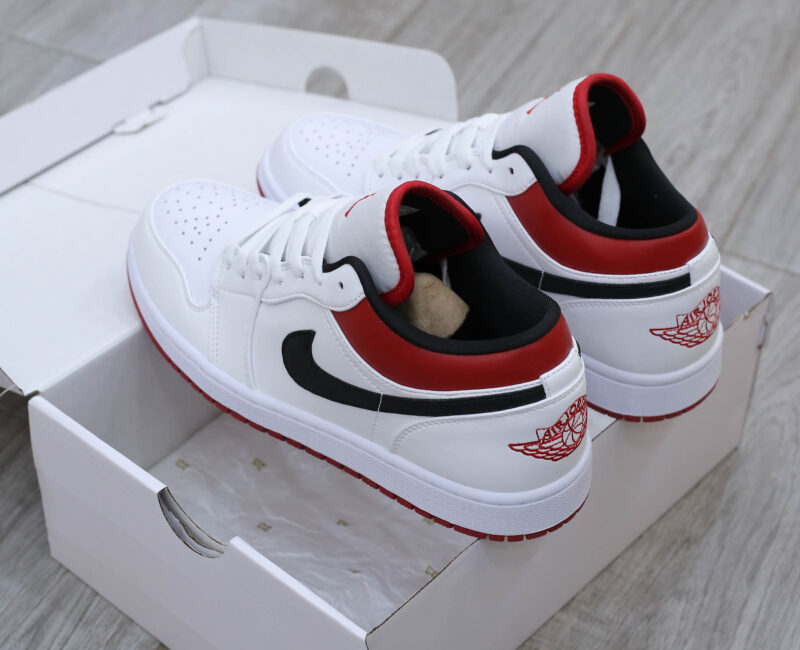 Giày Nike Air Jordan 1 Low 'White Gym Red'