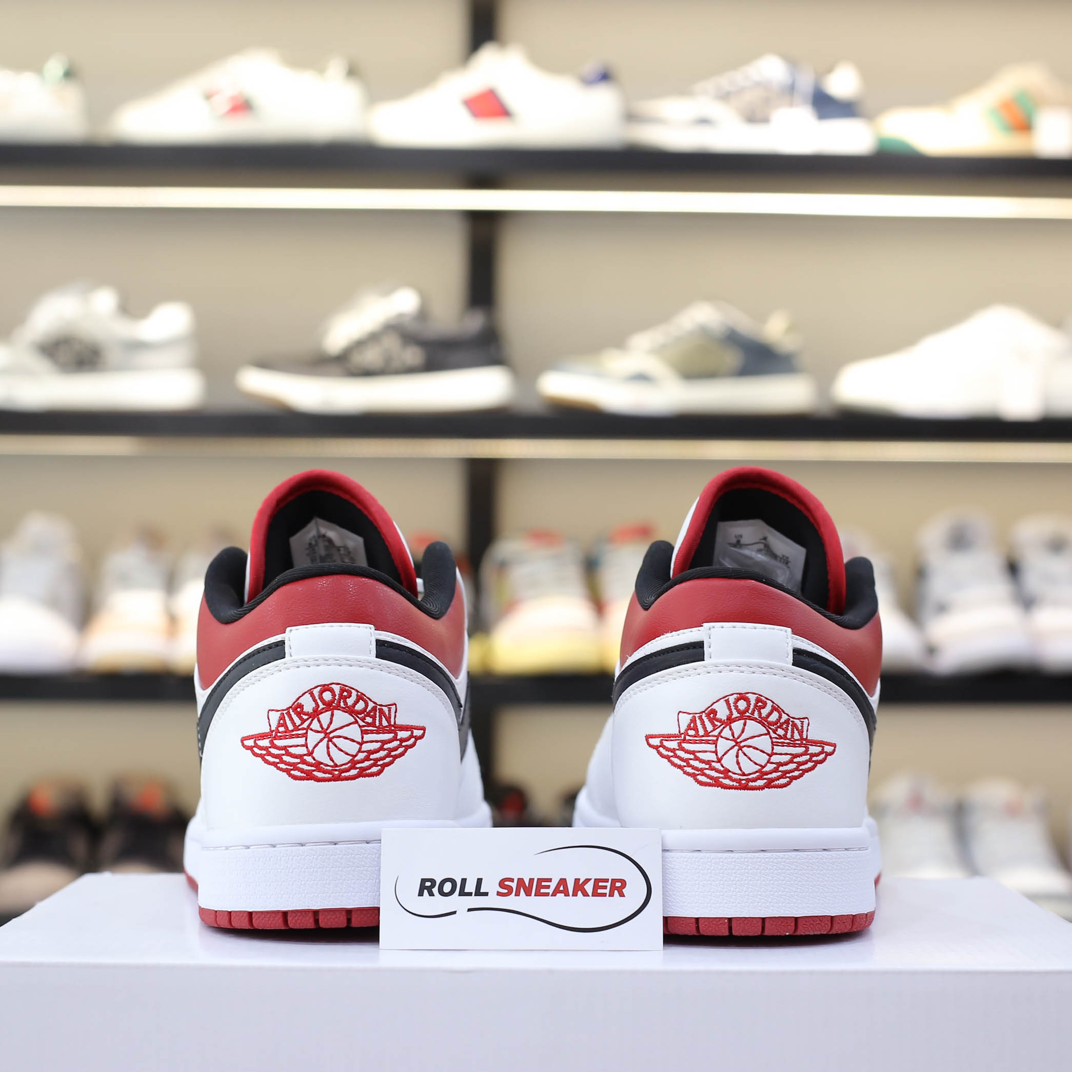 Giày Nike Air Jordan 1 Low 'White Gym Red'
