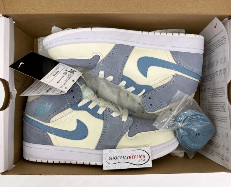 Giày Nike Air Jordan 1 Mid SE 'Sail Light Blue'