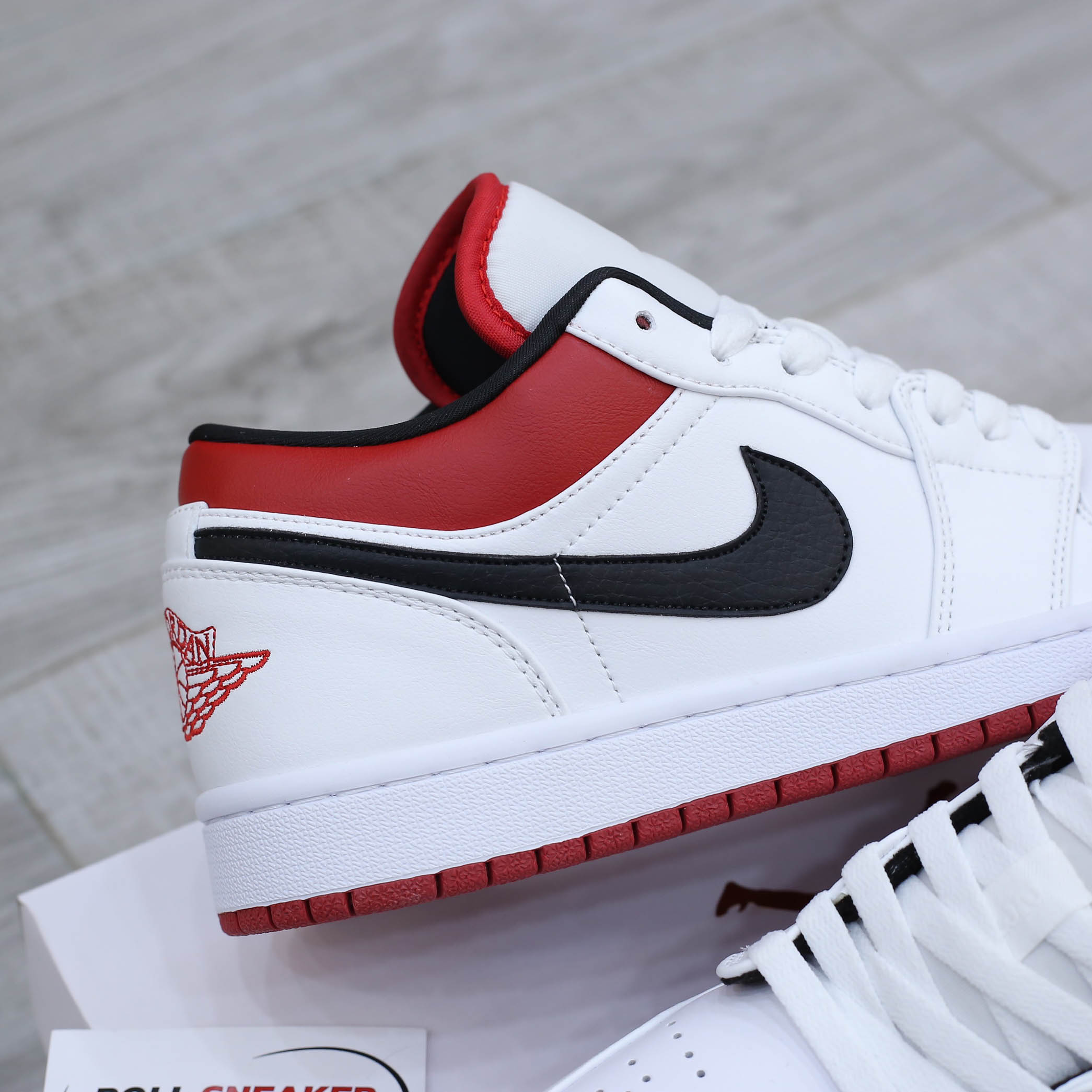 Giày Nike Air Jordan 1 Low 'White Gym Red'