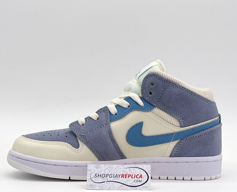 Giày Nike Air Jordan 1 Mid SE 'Sail Light Blue'