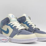 Giày Nike Air Jordan 1 Mid SE 'Sail Light Blue'