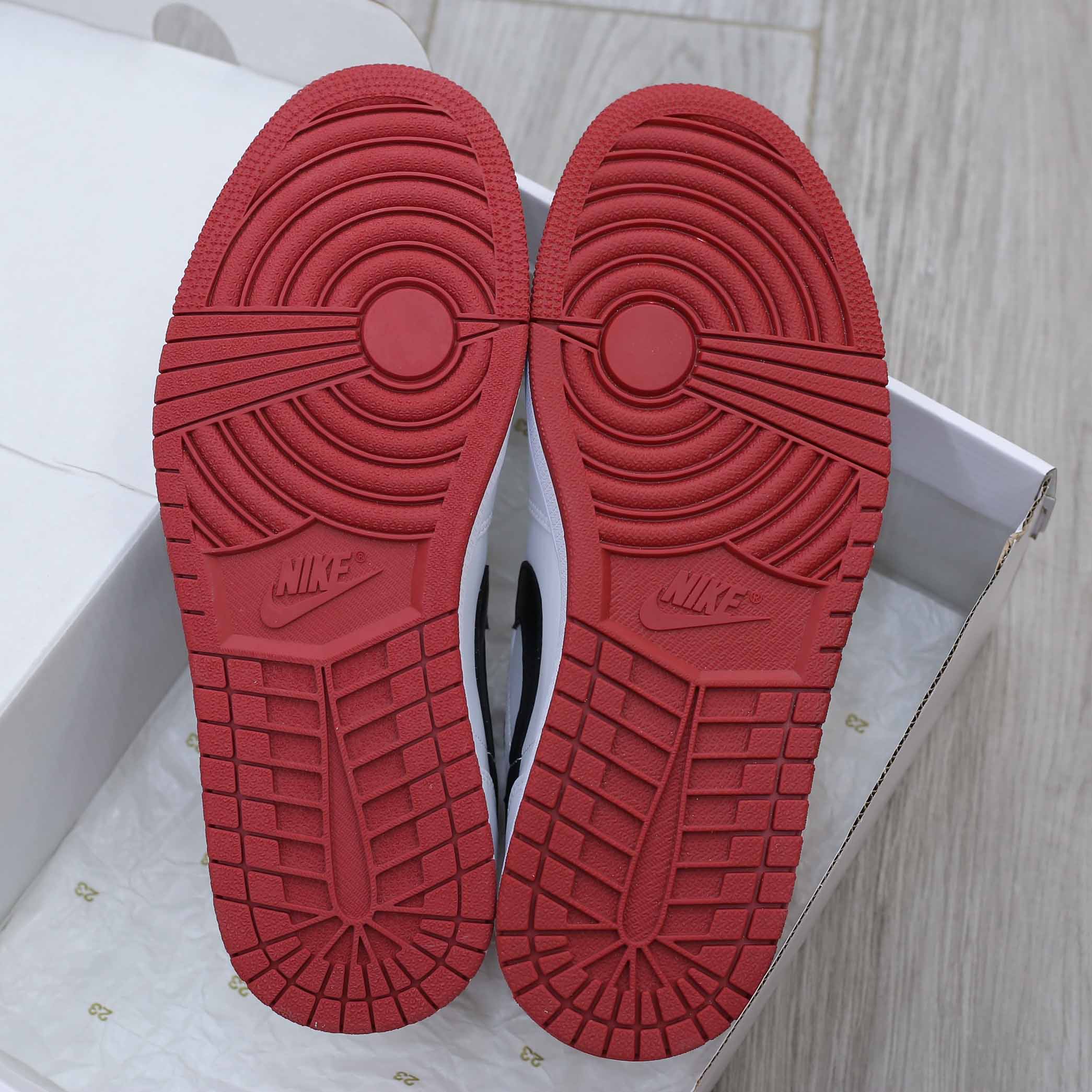 Giày Nike Air Jordan 1 Low 'White Gym Red'