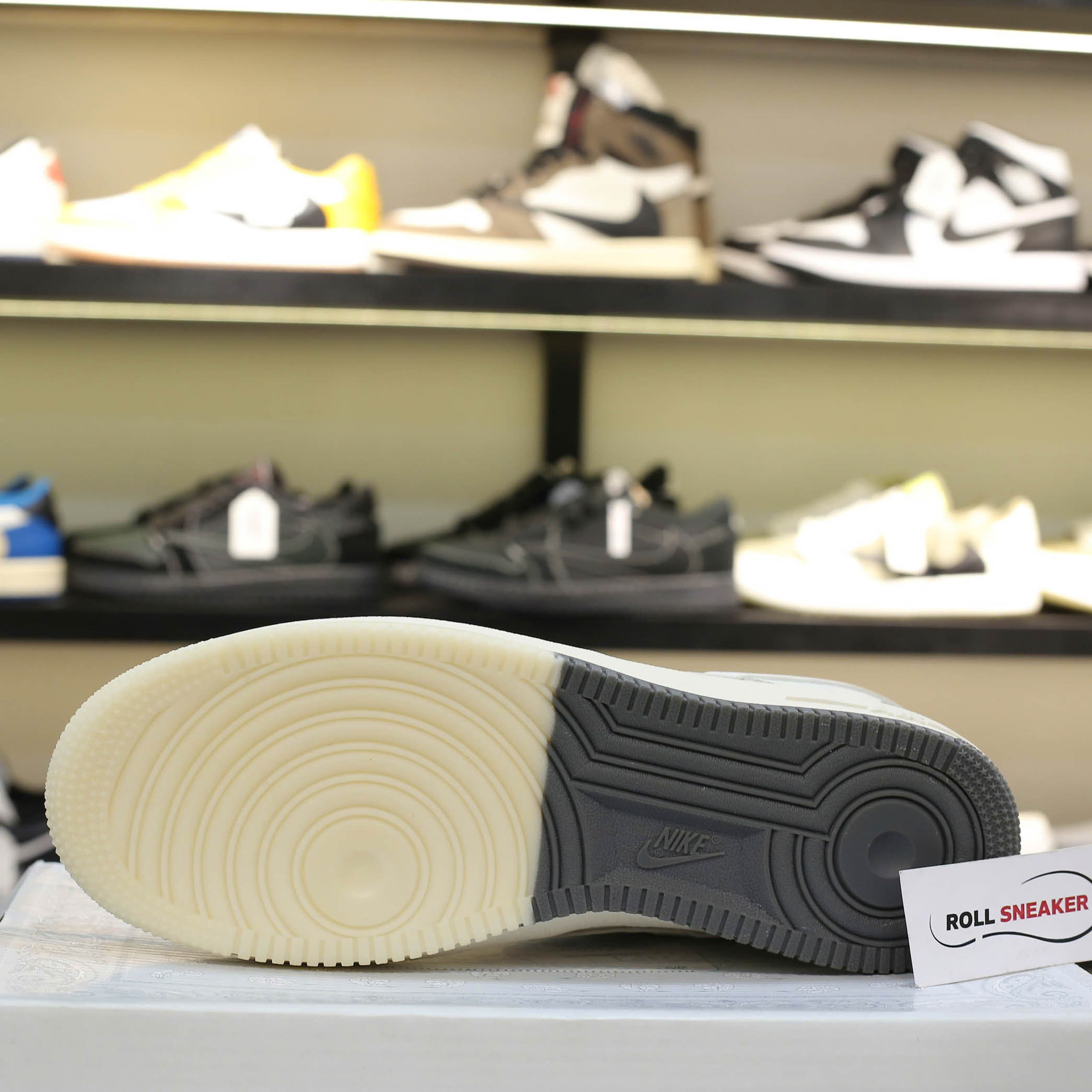 Giày Nike Af1 Brooklyn Sail rep 1:1