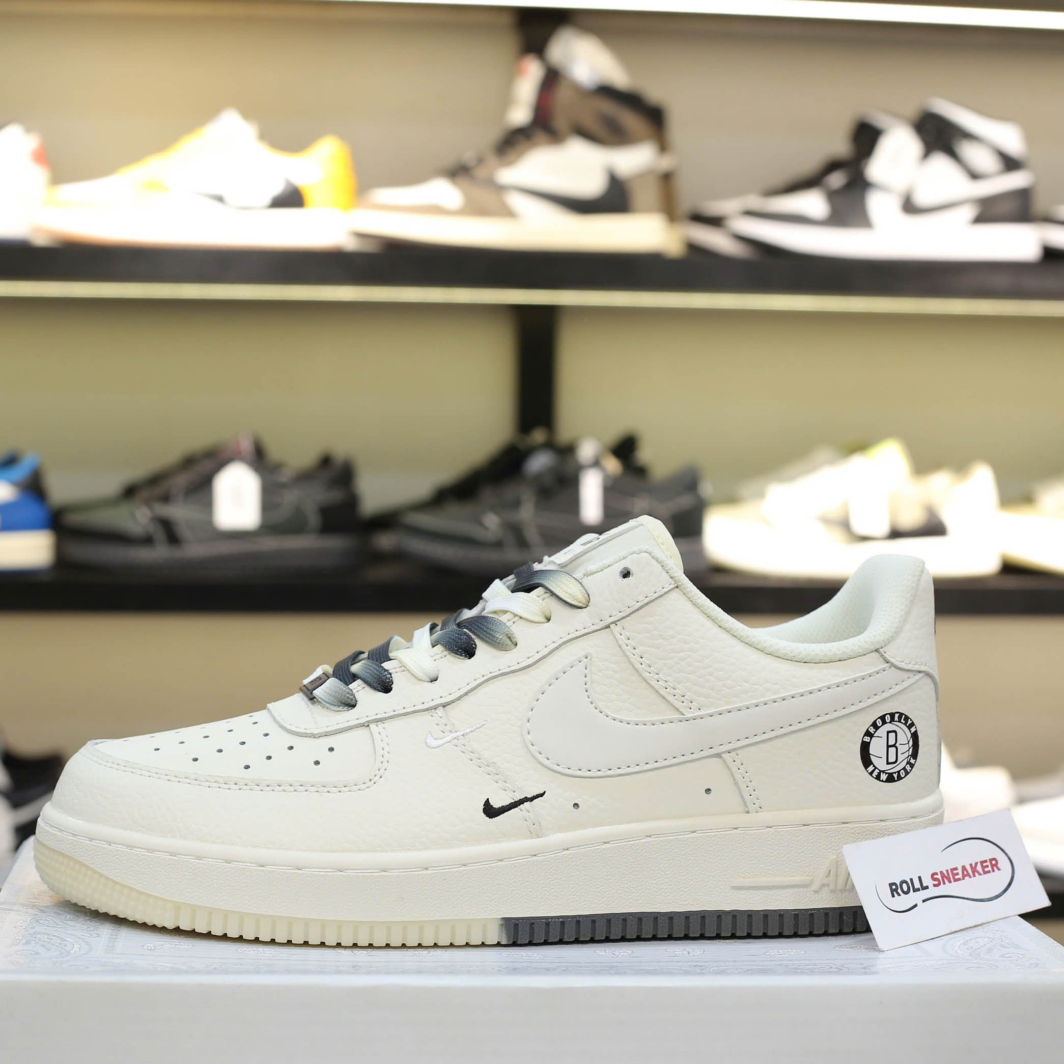 Giày Air Force 1 Brooklyn Sail rep 1:1