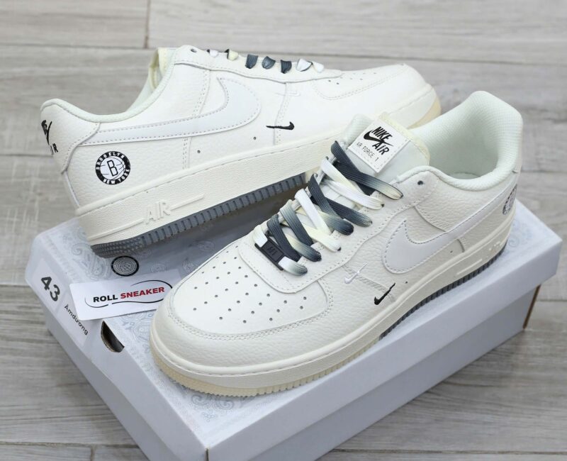 Giày Nike Af1 Brooklyn Sail rep 1:1