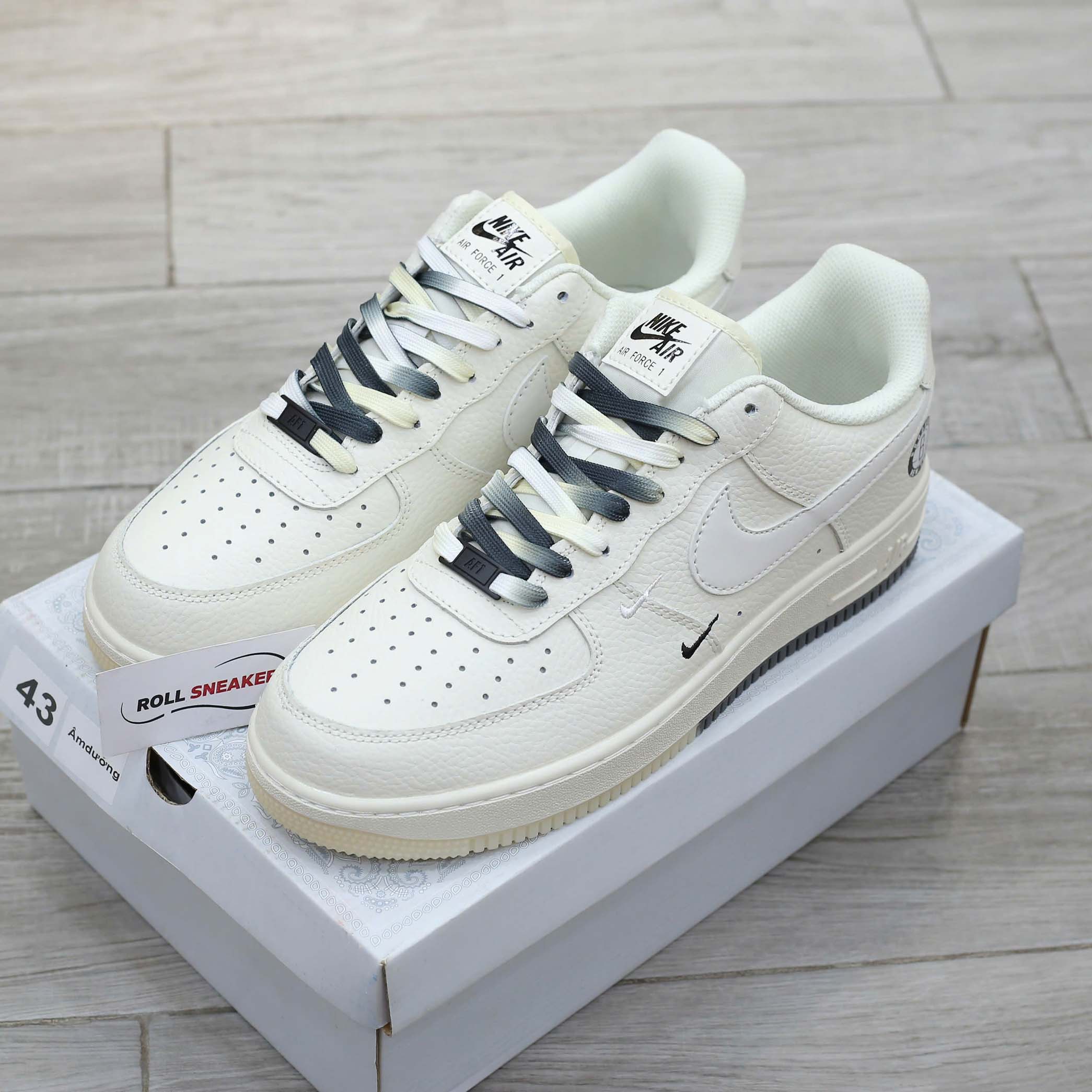 Giày Nike Af1 Brooklyn Sail rep 1:1