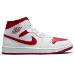 Giày Nike Air Jordan 1 Mid 'White Gym Red'