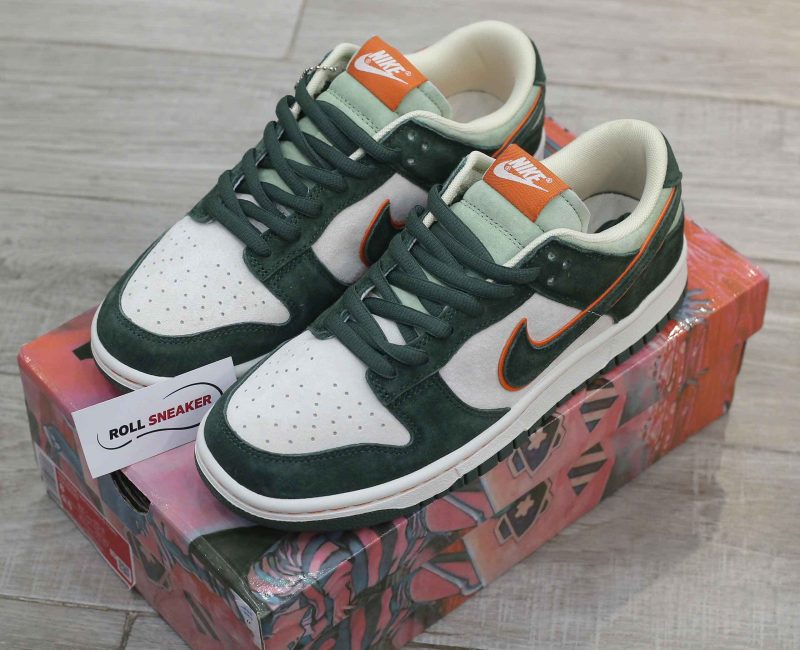 Giày Nike SB Dunk Low x Otomo Katsuhiro “Steamboy OST” Green Orange Like Auth