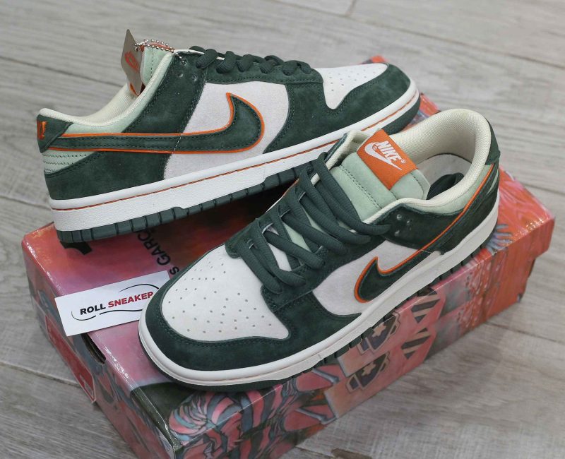 Giày Nike SB Dunk Low x Otomo Katsuhiro “Steamboy OST” Green Orange Like Auth