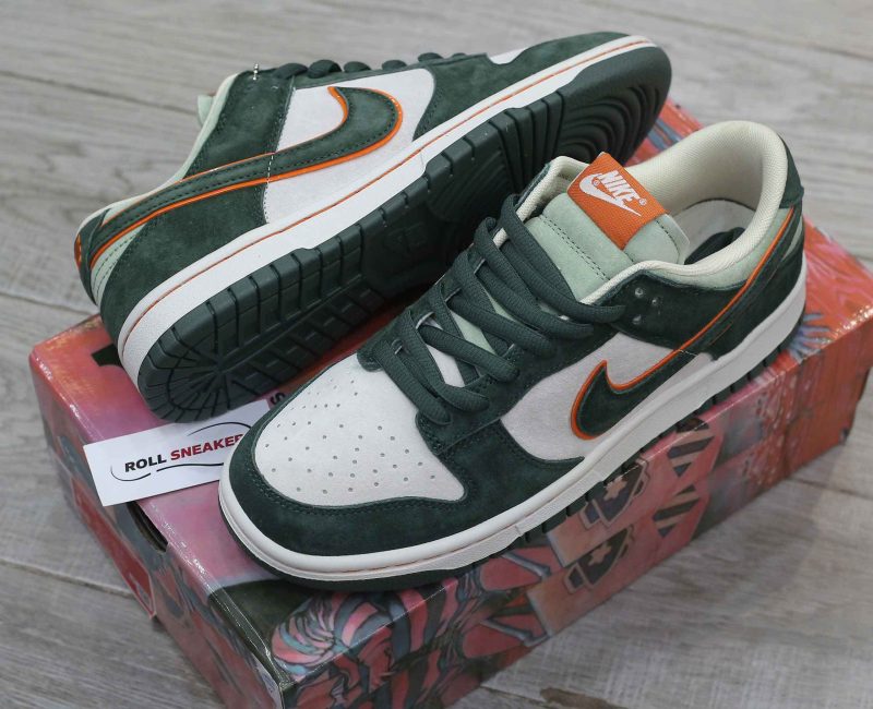 Giày Nike SB Dunk Low x Otomo Katsuhiro “Steamboy OST” Green Orange Like Auth