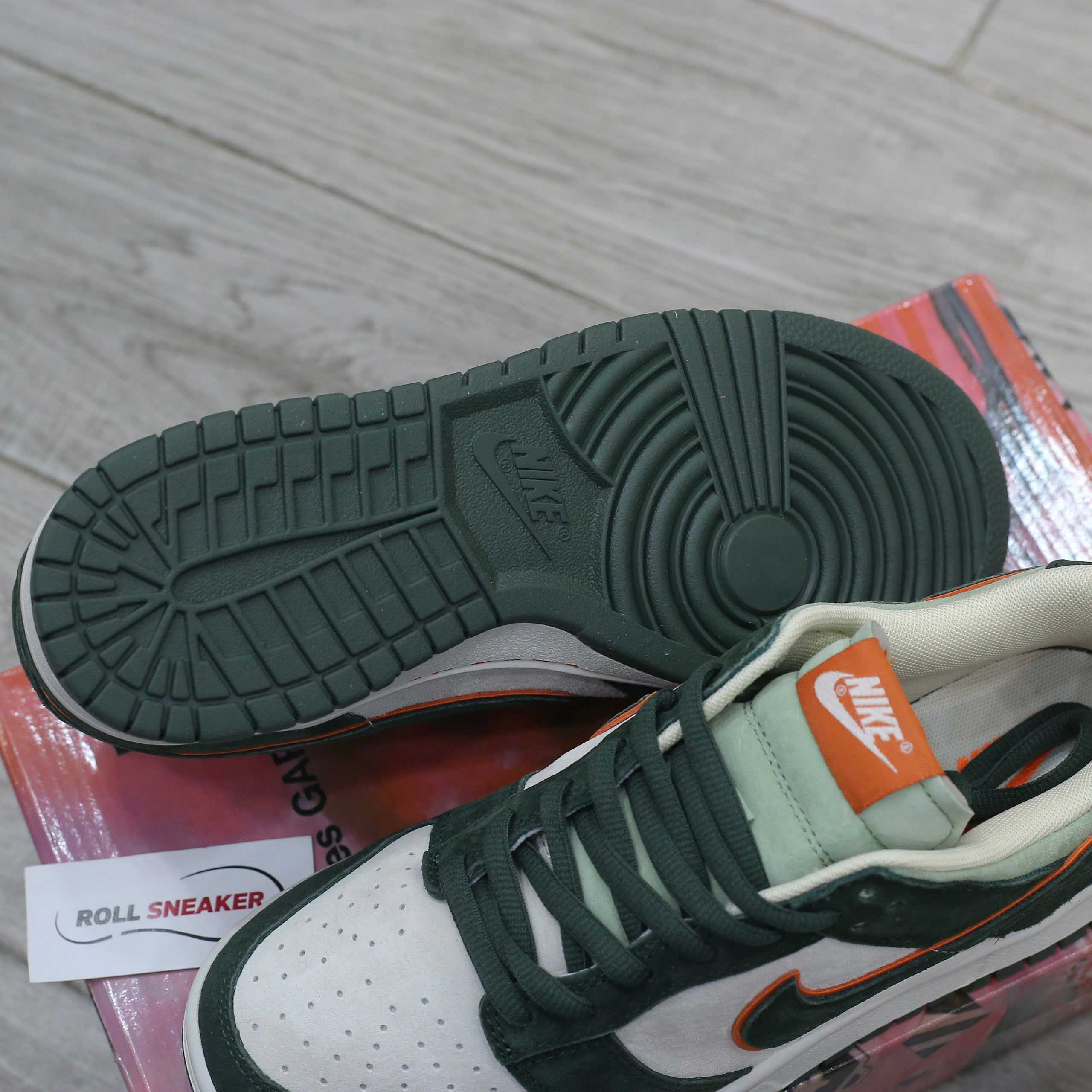 Giày Nike SB Dunk Low x Otomo Katsuhiro “Steamboy OST” Green Orange Like Auth