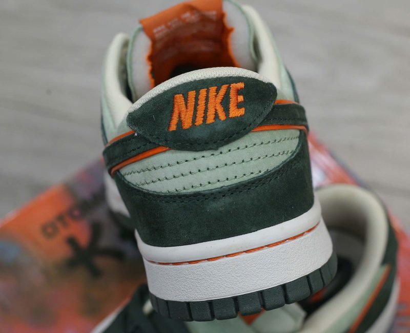 Giày Nike SB Dunk Low x Otomo Katsuhiro “Steamboy OST” Green Orange Like Auth