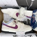 Giày Nike SB Dunk Low x Otomo Katsuhiro “Steamboy OST” Grey Purple Like Auth