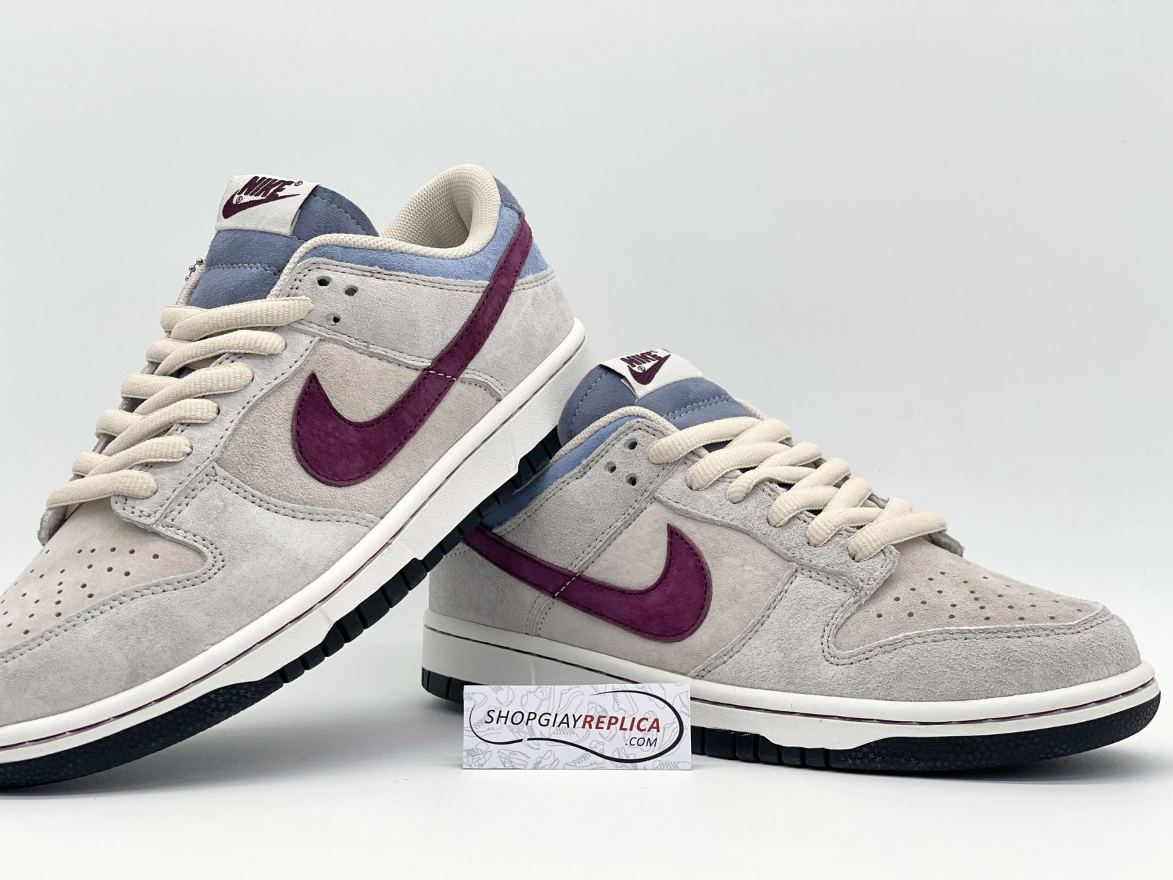 Giày Nike SB Dunk Low x Otomo Katsuhiro “Steamboy OST” Grey Purple Like Auth