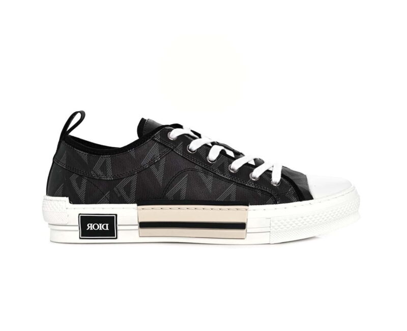 Giày Dior B23 Low Top Black CD Diamond Like Auth