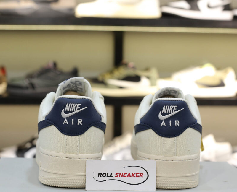 Giày Nike Air Force 1 Low Canvas Stussy Navy