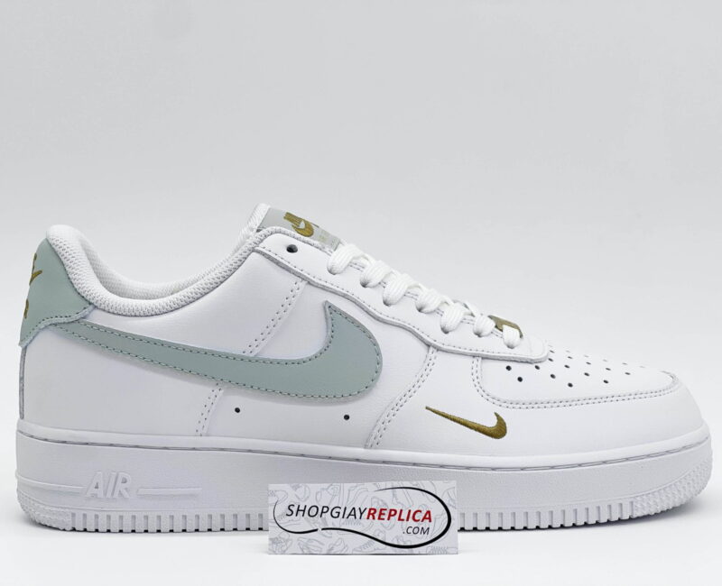 giày nike af1 low white grey gold rep 1:1