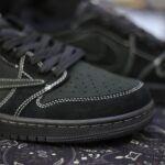 Giày Nike Air Jordan 1 Low OG SP Travis Scott ‘Black Phantom’ Đen Like Auth