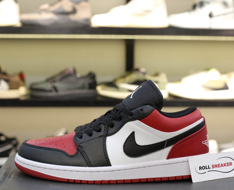 Giày Nike Air Jordan 1 Low ‘Bred Toe’ rep 11