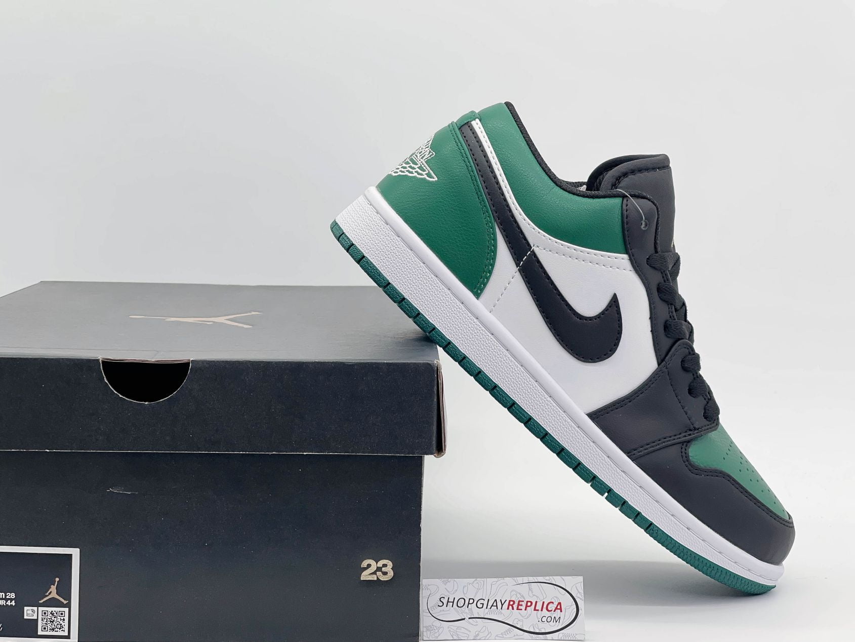 Giày Nike Air Jordan 1 Low Green Toe