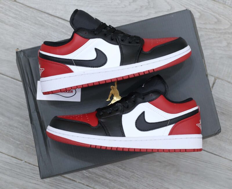 Giày Nike Air Jordan 1 Low ‘Bred Toe’ 11