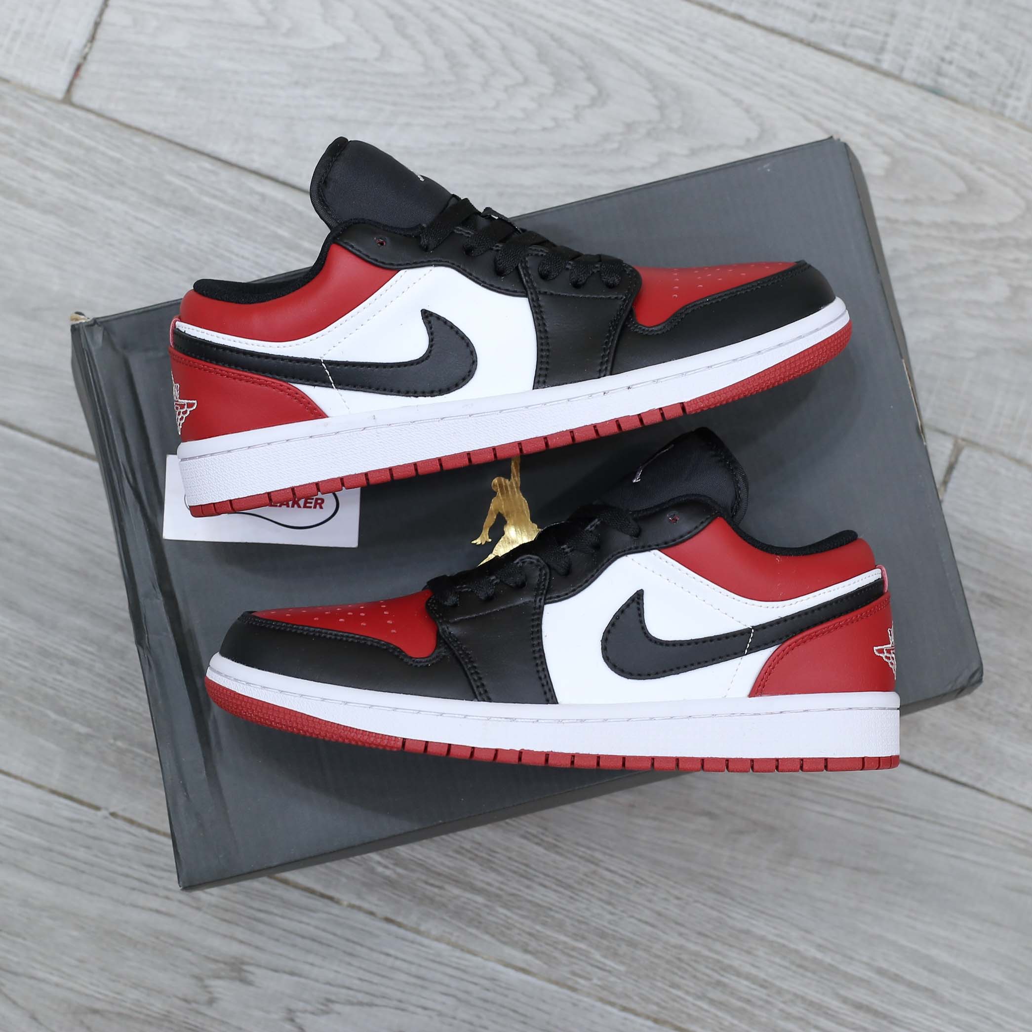 Giày Nike Air Jordan 1 Low ‘Bred Toe’ 11