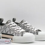 Giày Dior B23 Low Gray CD Diamond Like Auth