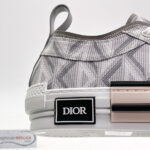 Giày Dior B23 Low Gray CD Diamond Like Auth