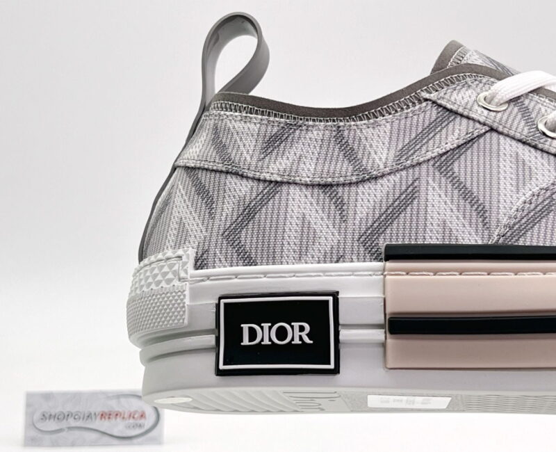 Giày Dior B23 Low Gray CD Diamond Like Auth