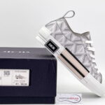 Giày Dior B23 cổ thấp Gray CD Diamond Like Auth