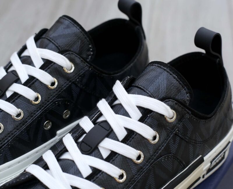 Giày Dior B23 low Diamond Đen